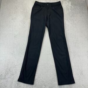 lululemon ABC Classic fit 5 pocket warpstreme Black pant. 28x34